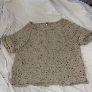 Free People Short sleeve sweater